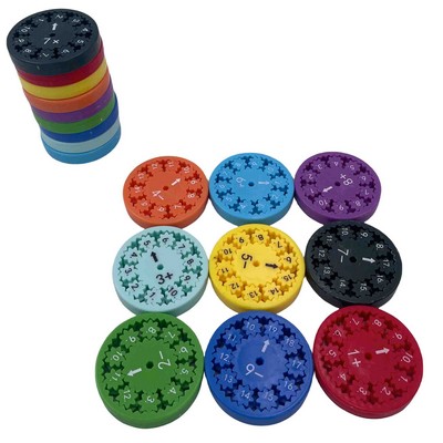 Math Fidget Spinners Set Of Nine