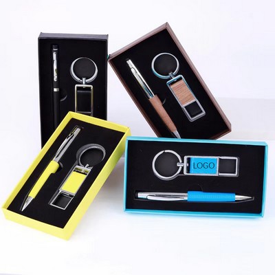 Pen & keychain gift set