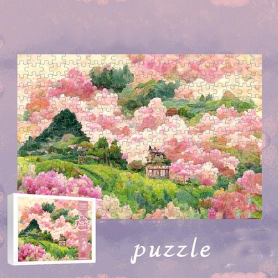 19.68''x29.5''Custom Jigsaw Puzzle and Box (1000 Piece )