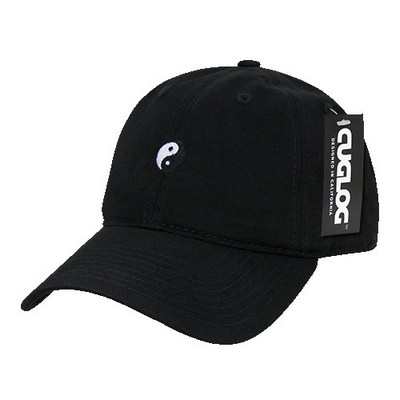 Yin Yang Baseball Dad Cap