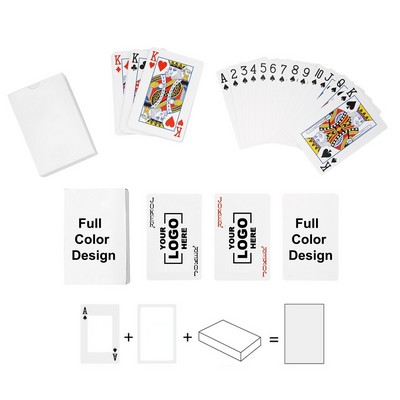 Customizable Full Color Playing Cards with Case