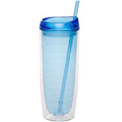 Tall Double Wall Orbit Acrylic Tumblers 20 oz