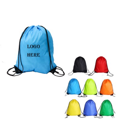 210D Polyester Drawstring Backpack