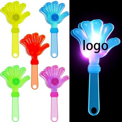 Carnival Adjustable LED Light Up Plastic Hand Clappers Large Noise Makers 11"x5 1/2"