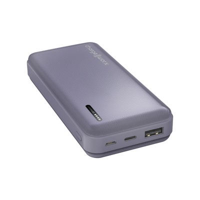 CHARGEWORX Chargeworx 10000Mah Dual Usb Slim Power Bank, Lavender