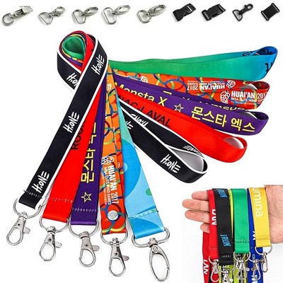 3/4" Dye-Sublimation Lanyards