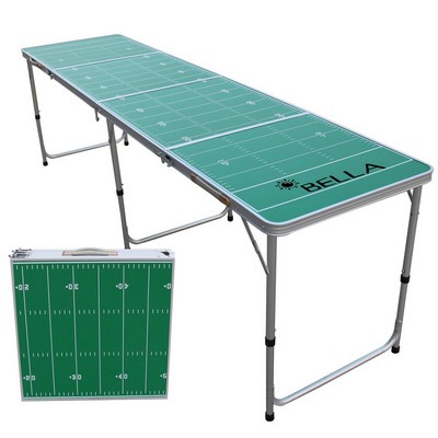 Customizable Outdoor Aluminum Alloy Folding Beer Pong Table