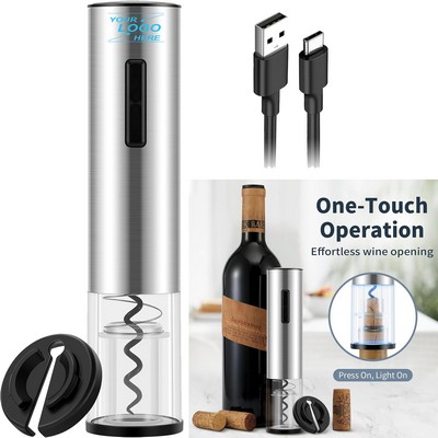 Electric Wine Bottle Opener Stainless Steel