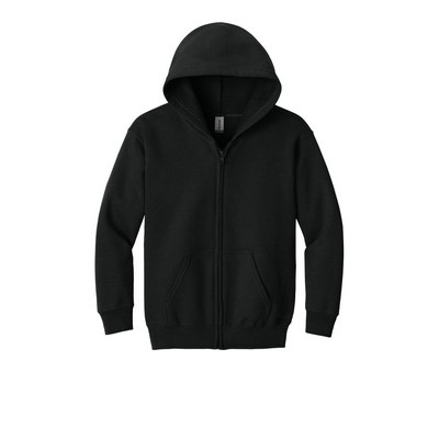 Gildan® Youth Heavy Blend Full-Zip Hooded Sweatshirt