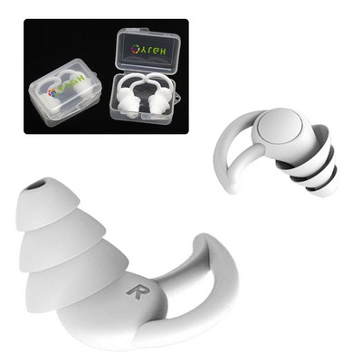 Noise Reduction Silicone Ear Plugs