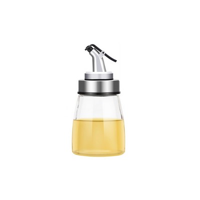 Mini Size Olive Oil and Vinegar Dispenser Bottle with Stainless Steel Lid