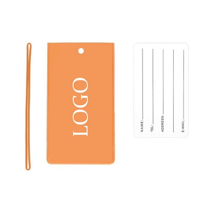 3 X 2Inch Pvc Luggage Tag