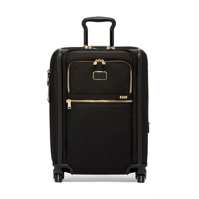 Tumi Alpha Continental Dual Access 4 Wheeled Carry-On Luggage - Black/Gold