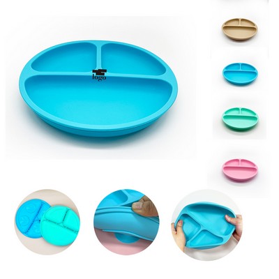 Silicone Round Suction Plate