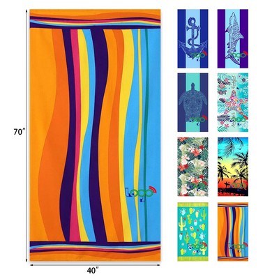 70 x 40 Pool Towel Microfiber Beach Towel Oversized Quick Dry Beach Towels