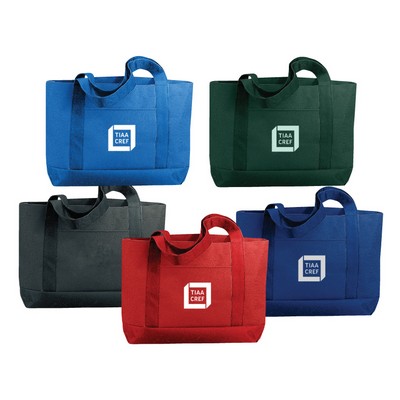 600D Polyester Solid Color Tote Bag