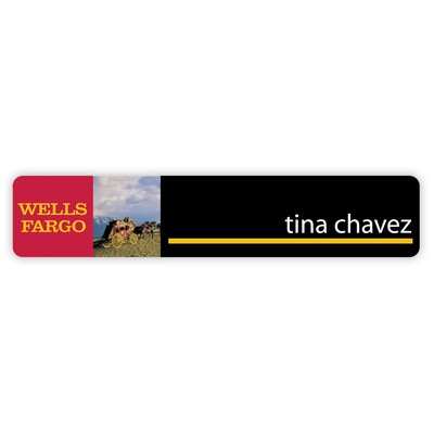 Nameplate w/Rounded Corners (10"x2") Rectangle