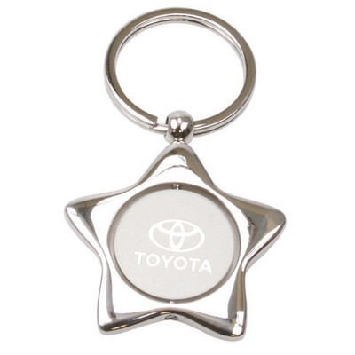 Metal Star-Shaped Key Chain