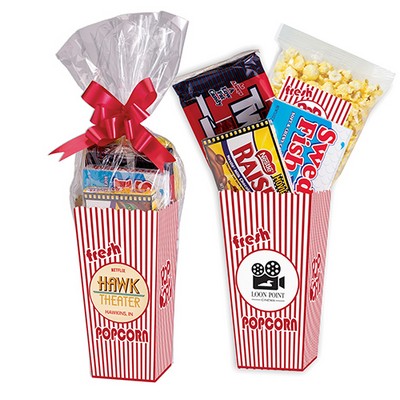 Movie Candy Gift Box w/Popcorn