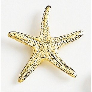 Starfish Marken Design Quick Ship Cast Lapel Pin (Up to 7/8")