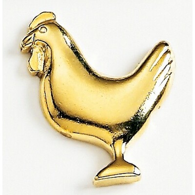 Rooster Marken Design Cast Lapel Pin (Up to 1")