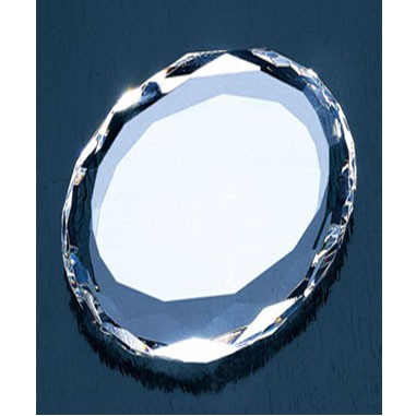 Oval Gem-Cut Paperweight (Screened)