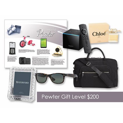 $200 Gift of Choice Pewter Level Gift Card