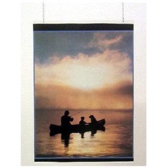 Acrylic Drop Ceiling Hook Poster Holder