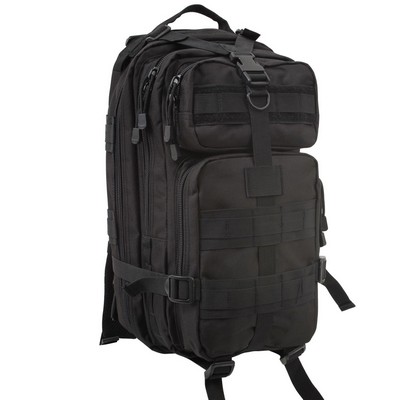 Black Medium Transport Backpack