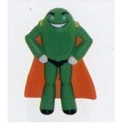 Personality Series Super Hero w/Cape Stress Toy