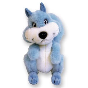 Custom Plush Blue Squirrel