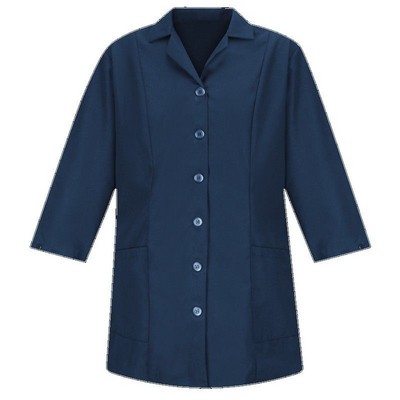 Red Kap™ Women's Fitted Smock w/Adjustable 3/4 Sleeve - Navy Blue