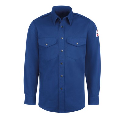 Bulwark™ Men's Snap-Front Uniform Shirt - Royal Blue