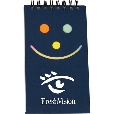 Smile Jotter with Sticky Notes