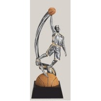 9" Male Basketball Motion Xtreme Resin Trophy