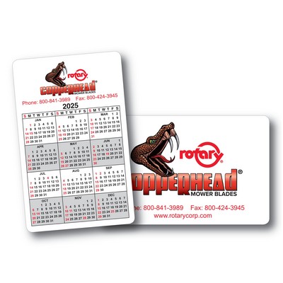 Calendar Cards - Digitally Printed