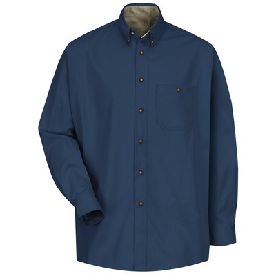 Red Kap™ Long Sleeve Contrast Dress Shirt