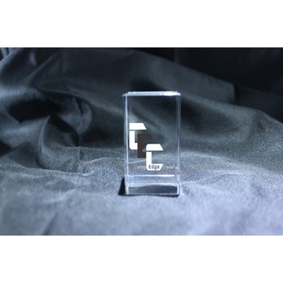 Beveled Rectangle Award (2.76"x1.57"x1.57")