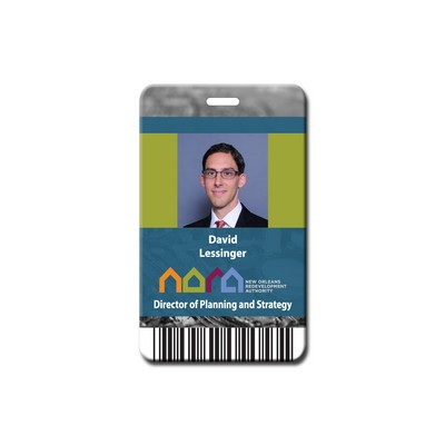 Parthenon Plastic Photo ID Badge (2½"x4")