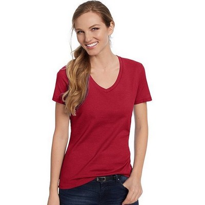 Hanes Perfect-T® Ladies' V-Neck T-Shirt