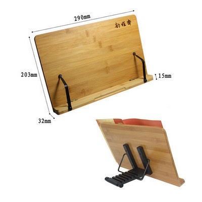 High Quality Adjustable Bamboo Book Holder