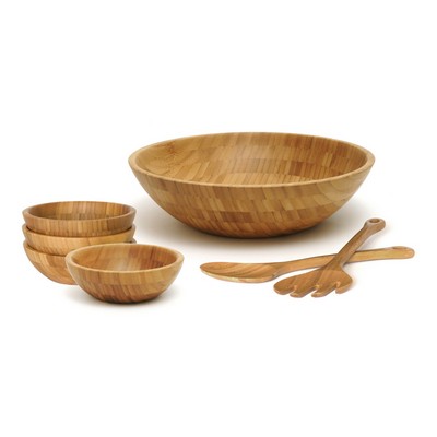 Bamboo 7 Piece Salad Set