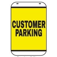 Stock Swing Sign (Customer Parking - Double Sided Kit)