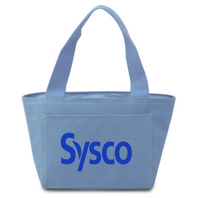 Sporty Cooler Tote--Light Blue (1-Color Imprint)