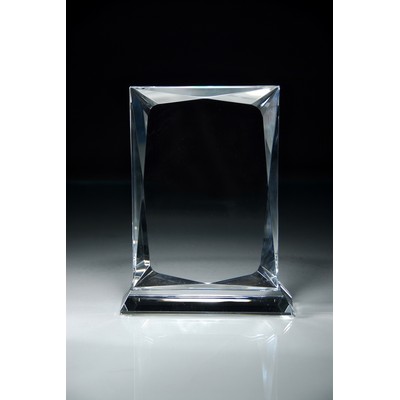 Small Crystal Back Bevel Plaque