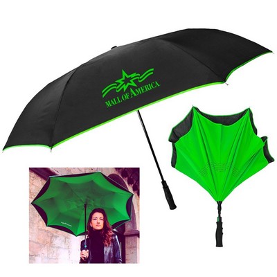 The Inversa Inverted Umbrella - Auto-Open Reverse Closing