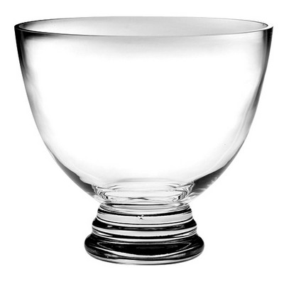 Clear Crystal Footed Bowl, 11"