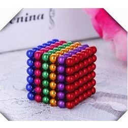 Six Colors 5 mm Magnet Bucky Balls (216 pcs)