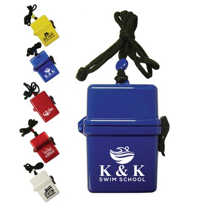 Waterproof Swim Box with Breakaway Neck rope