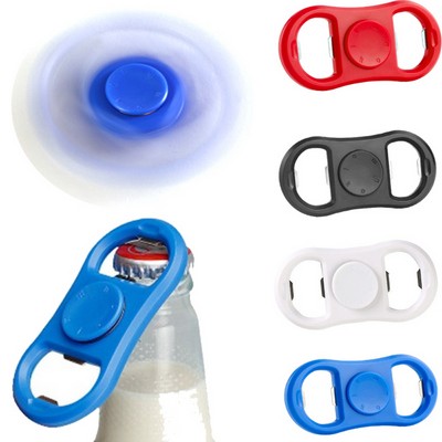 Fidget spinner bottle opener